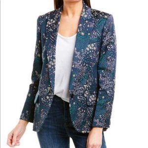 Zadig and Voltaire Viking Jacquard Single Button Blazer - Size 36 (US 4)